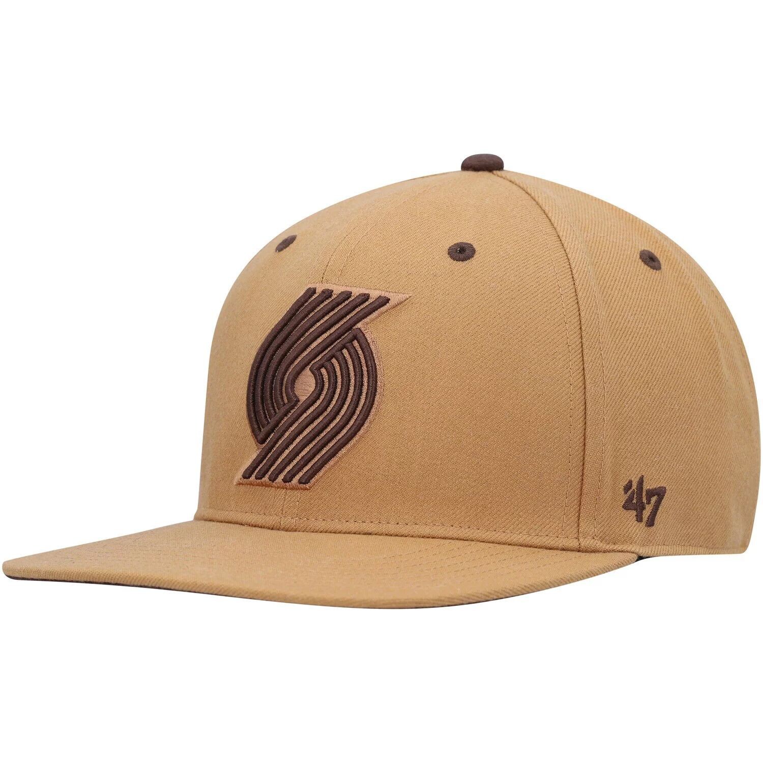 

Мужская кепка Snapback Portland Trail Blazers '47 Toffee Captain Snapback