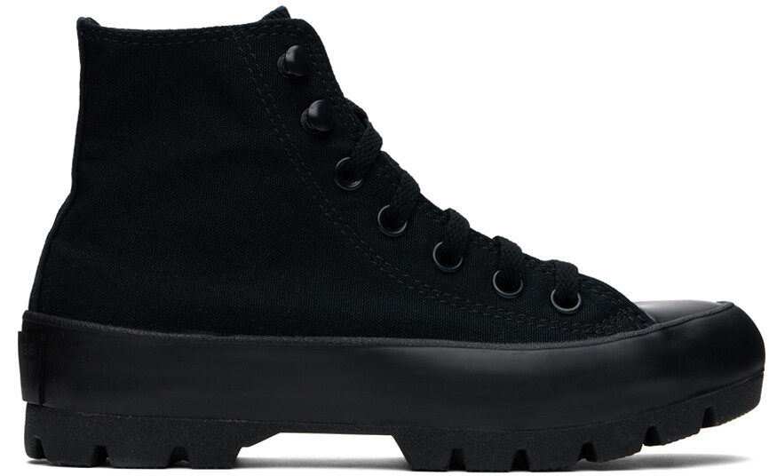 

Черные высокие кеды Chuck Taylor с проушинами Converse