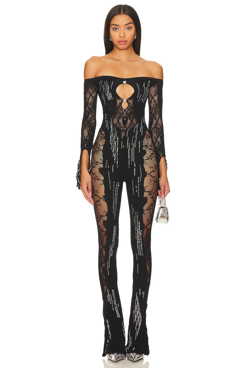 

Комбинезон Poster Girl Adella Shapewear Off The Shoulder, черный