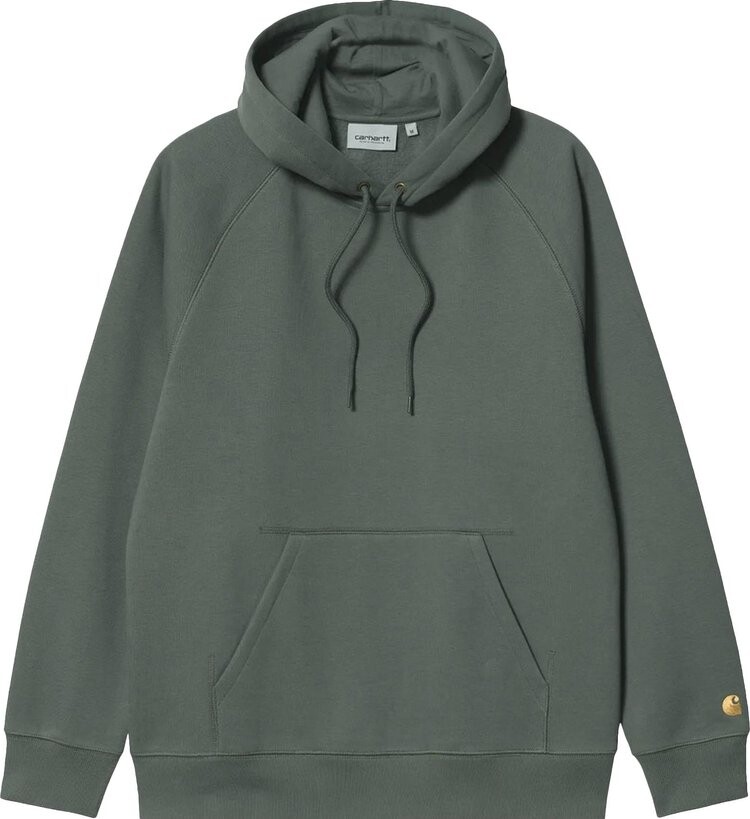 

Толстовка Carhartt WIP Hooded Chase Sweatshirt 'Jura/Gold', серый