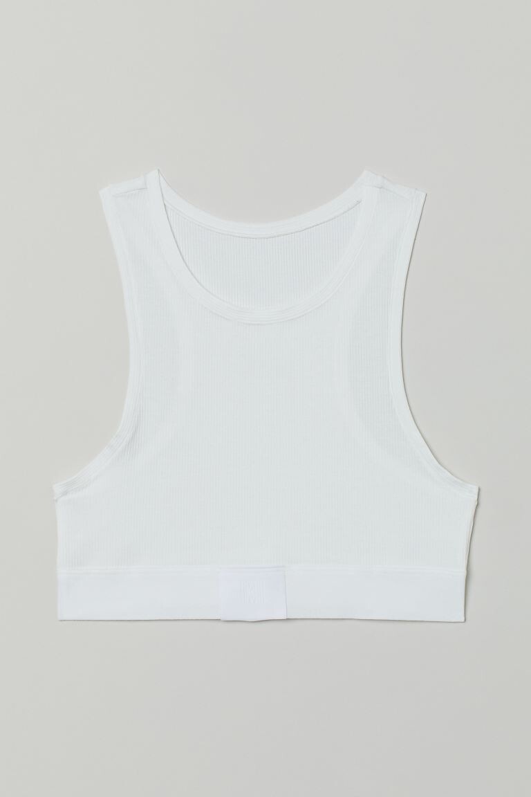 

Бюстгальтер из хлопка H&M, белый