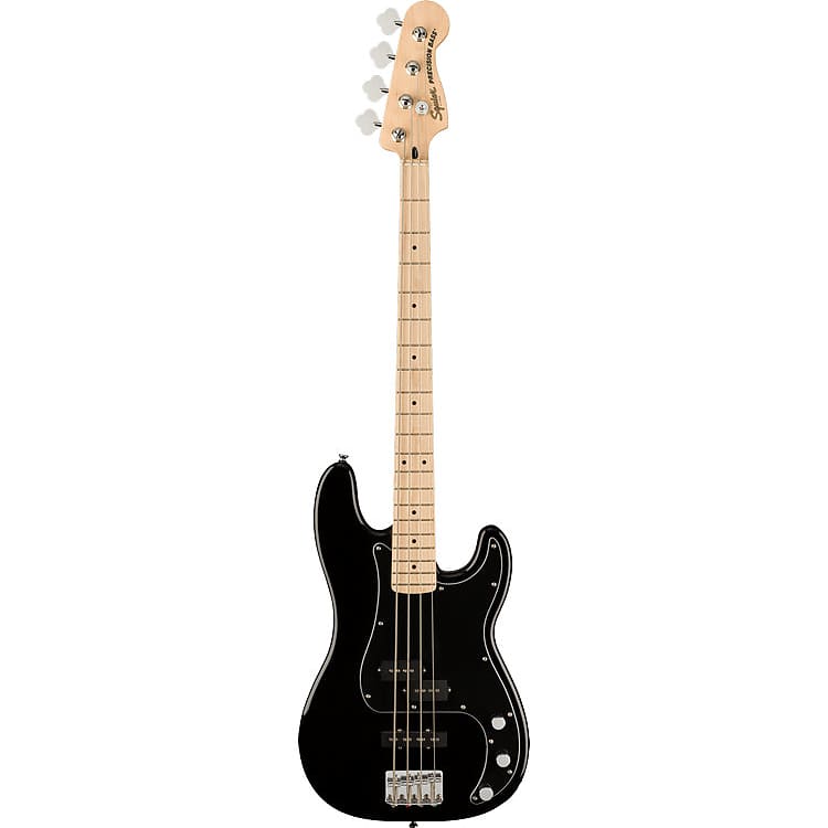 Squier Affinity Precision Bass PJ с кленовым грифом 2020 - Present Black Affinity Precision Bass PJ with Maple Fretboard