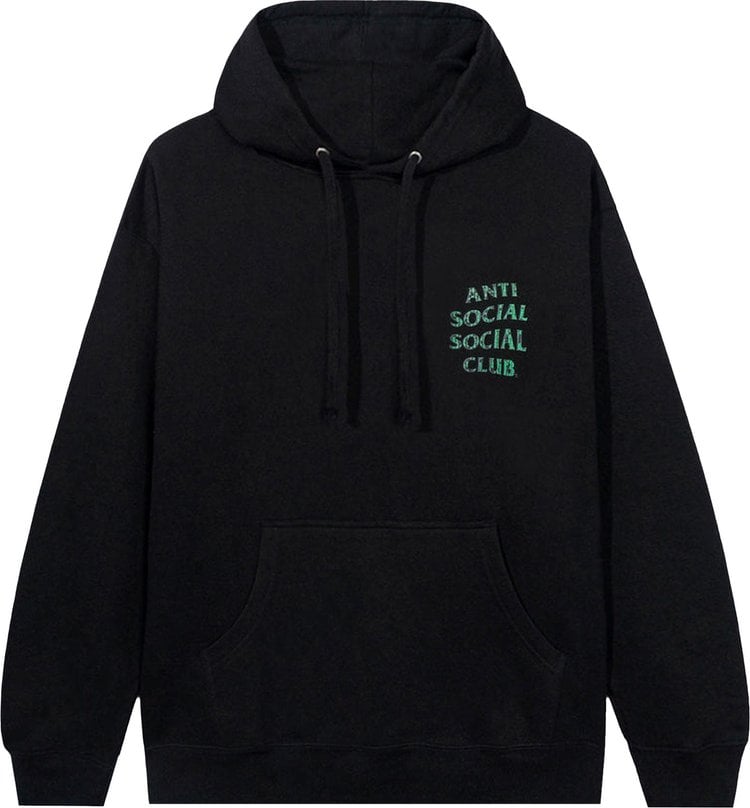 Худи Anti Social Social Club Glitch Hoodie 'Black', черный - фото