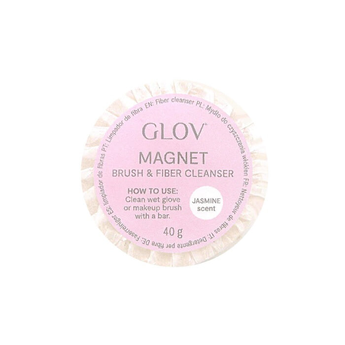 

Glov Твердое мыло Magnet Cleanser для чистки перчаток и кистей для макияжа Розовое 40г