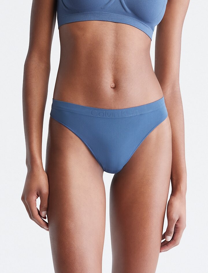 

Трусики Bonded Flex со средней посадкой Calvin Klein, синий