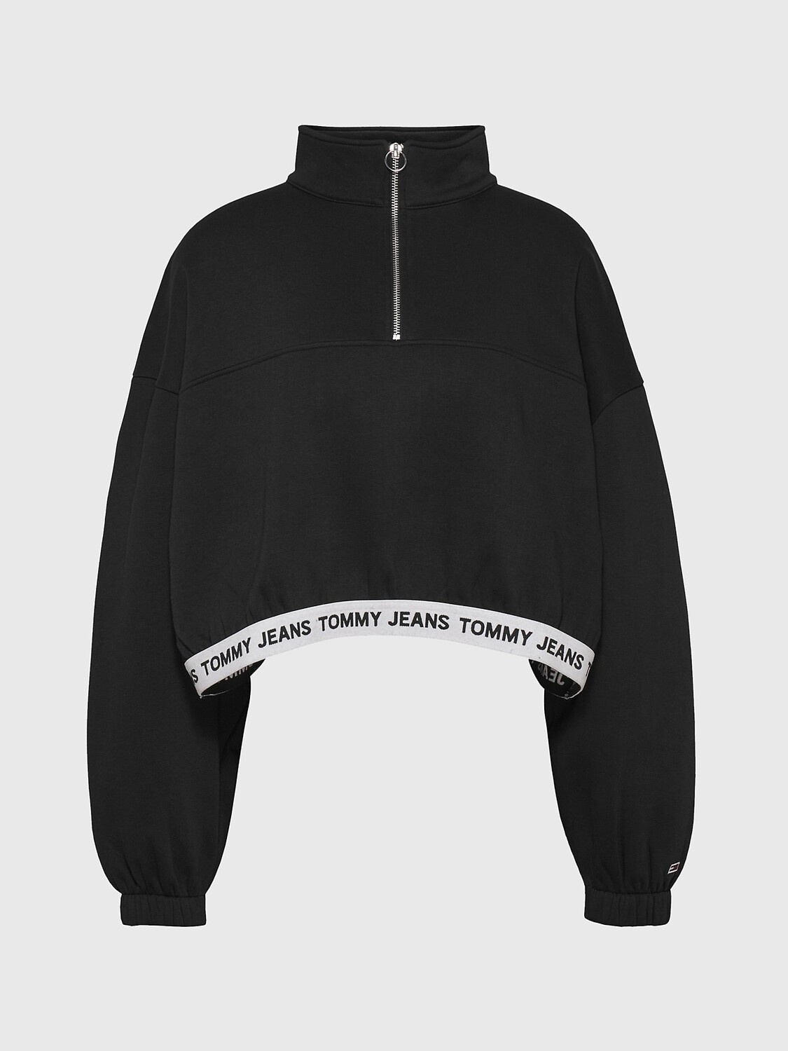 

Укороченная толстовка с логотипом curve Tommy Hilfiger, черный