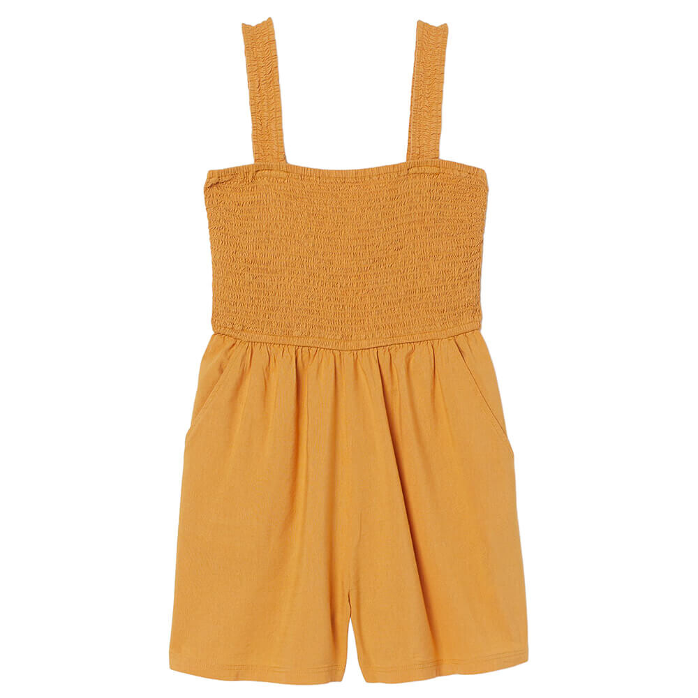 

Комбинезон H&M Smocked Romper, светло-оранжевый