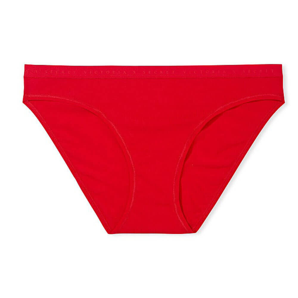 

Трусики-бикини Victoria's Secret Stretch Cotton, красный