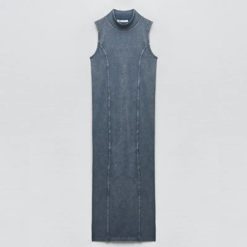 

Платье Zara Faded Seamless, синий