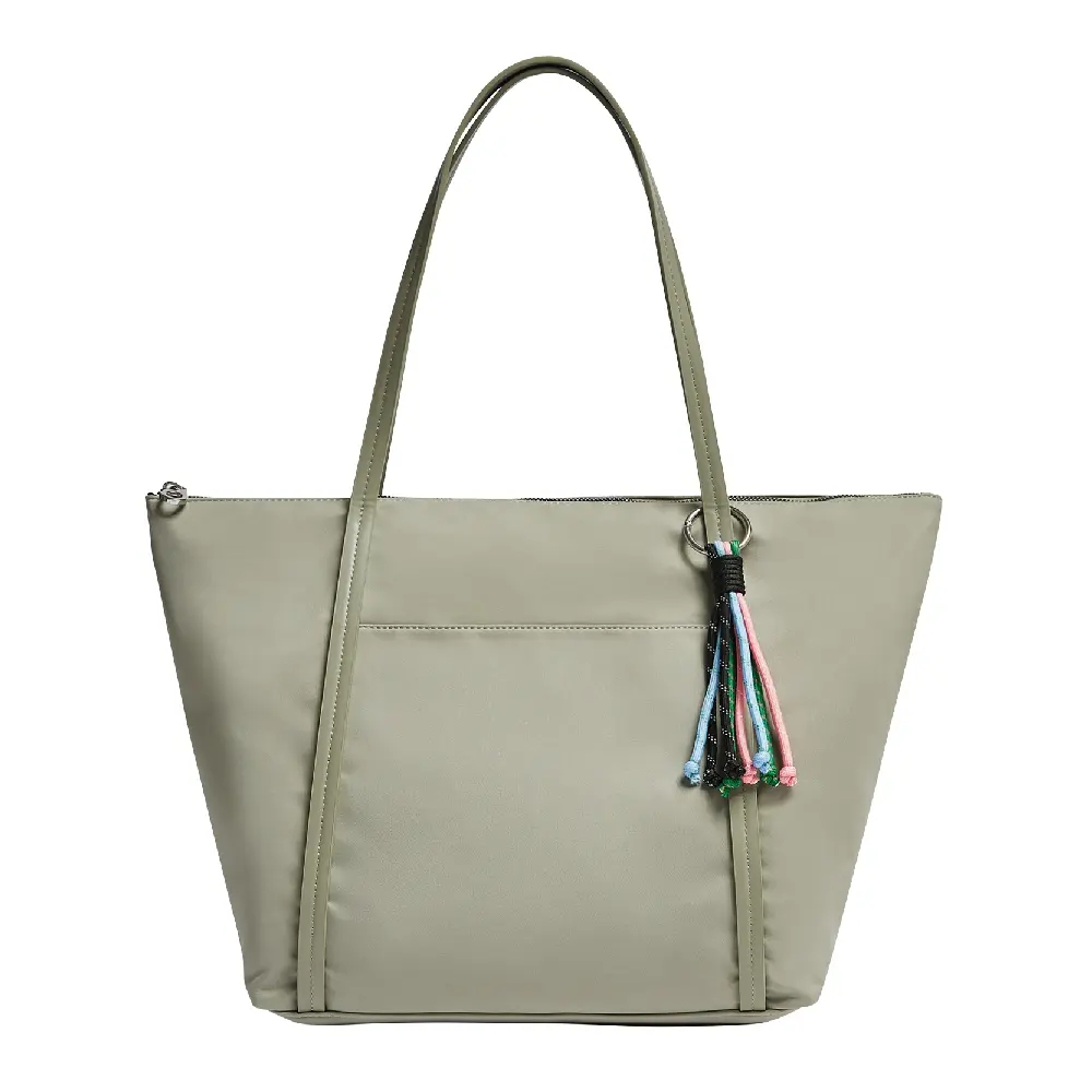 

Сумка Pull&Bear Customisable Nylon Shopper, мятно-зеленый