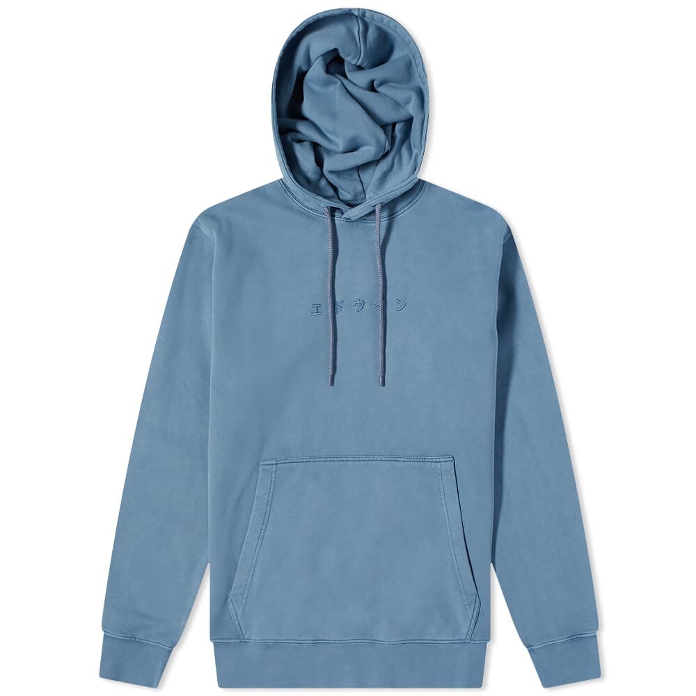 

Толстовка Edwin Katakana Natural Popover Hoody, Синий