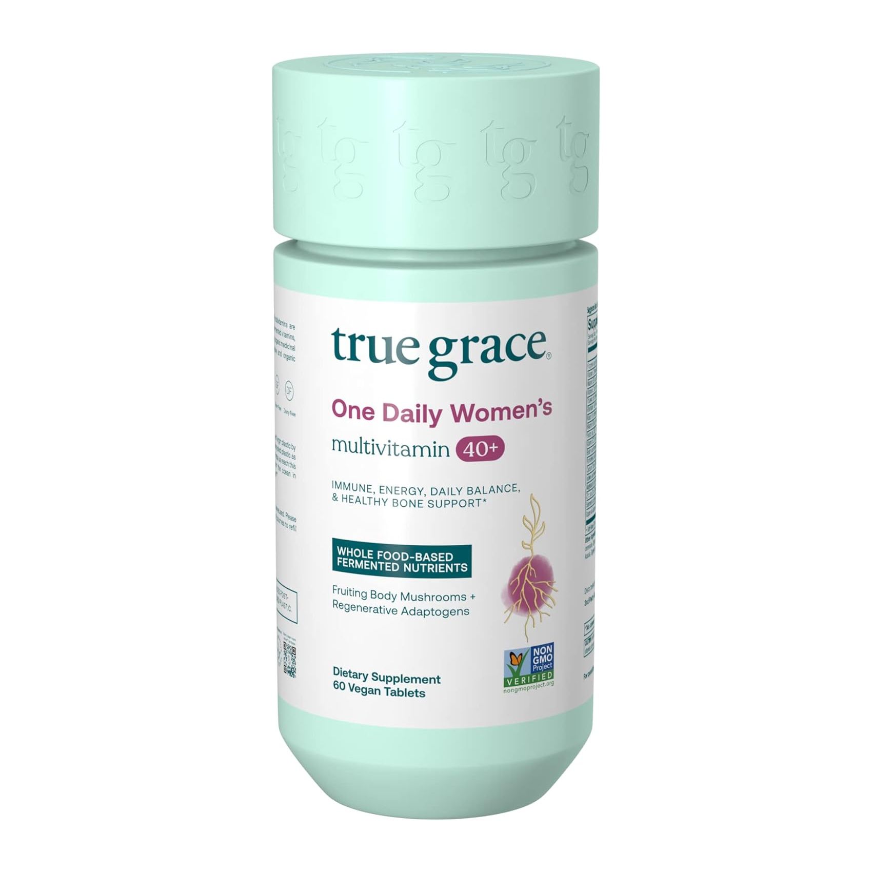 Мультивитамины True Grace One Daily Women’s 40+, 60 таблеток orthomol витамины d3 k2 спрей для иммунной системы и здоровья костей 20 мл