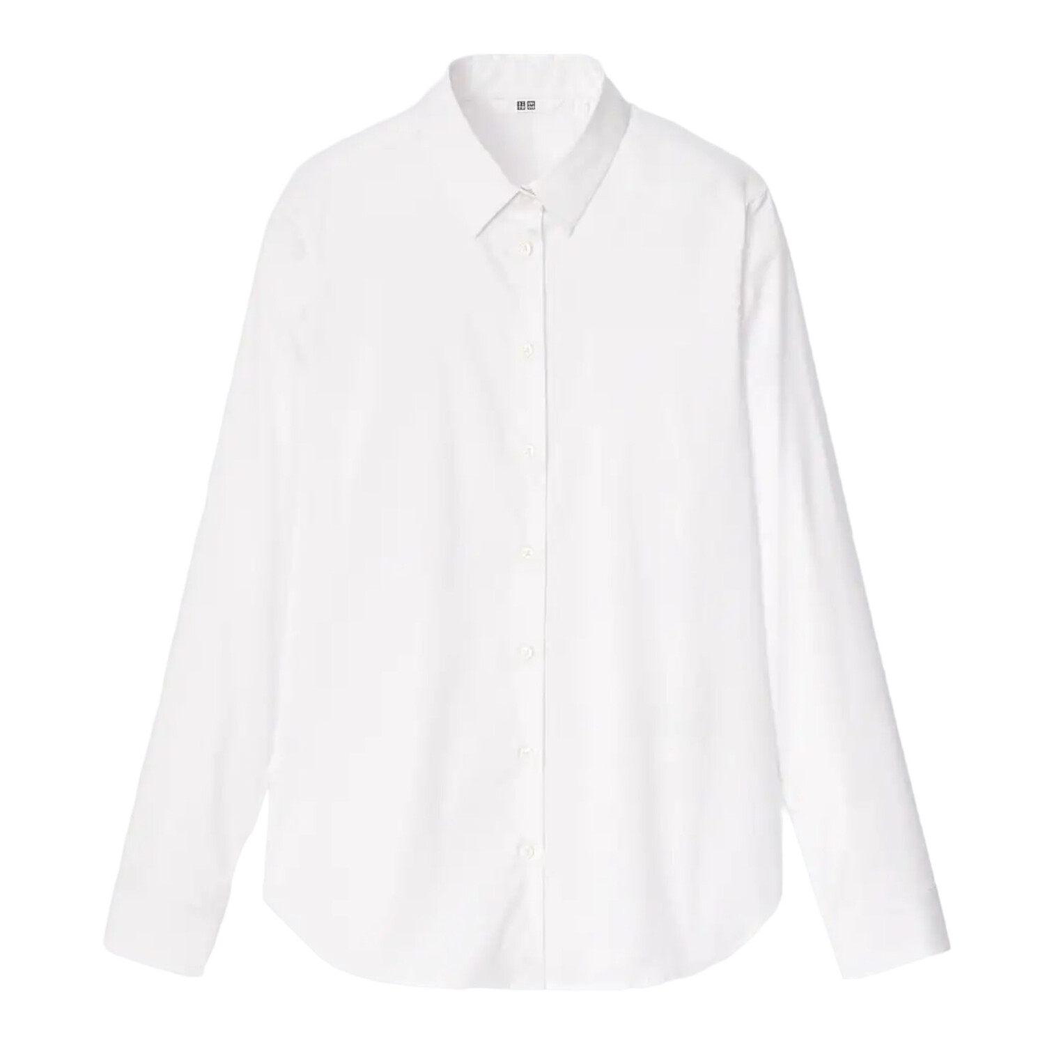 

Рубашка Uniqlo Easy Care Long Sleeved, белый