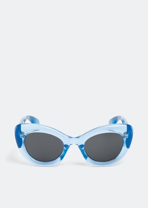 

Солнечные очки ALEXANDER MCQUEEN Acrylic sunglasses, розовый