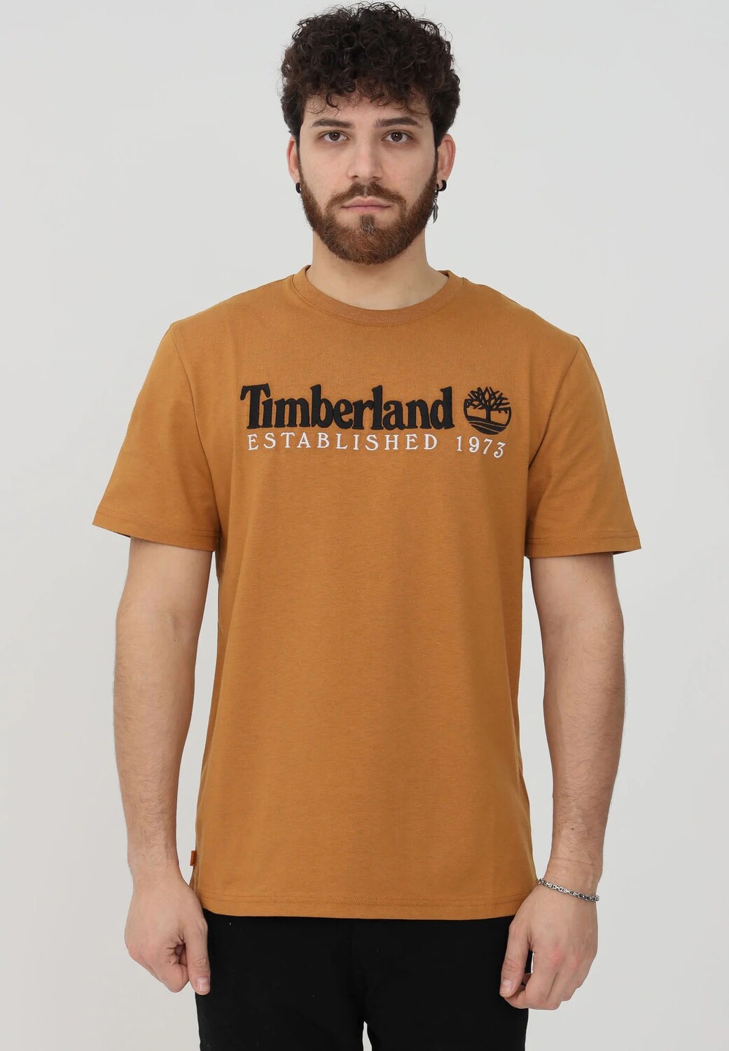 

Футболка Timberland Con Stampa, коричневый
