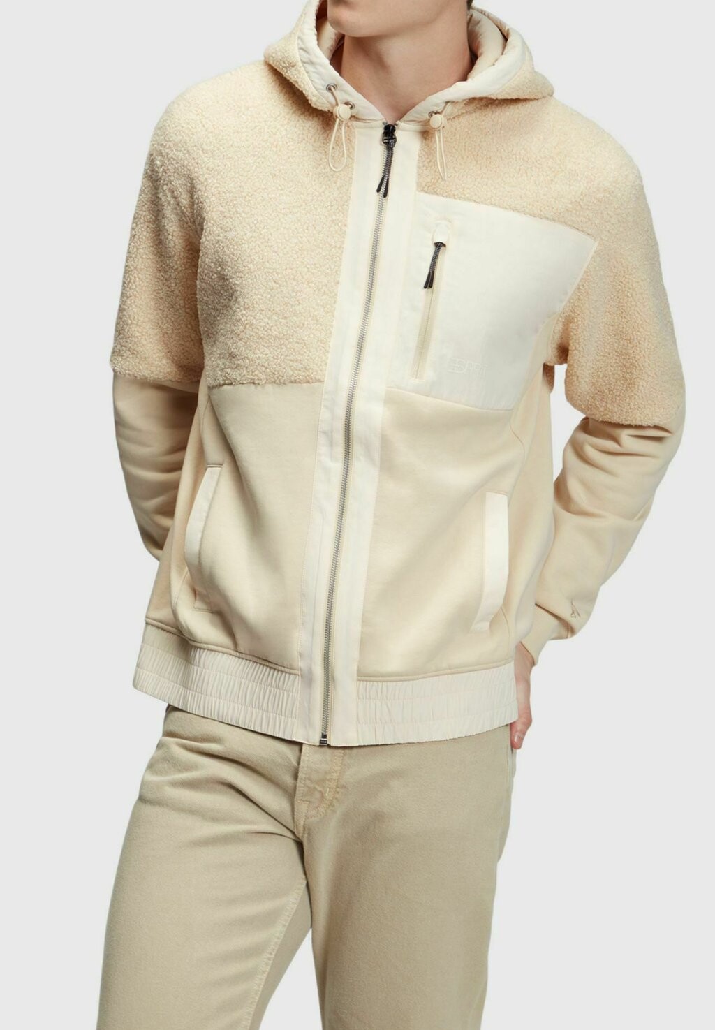 

Свитшот на молнии Esprit, бежевый