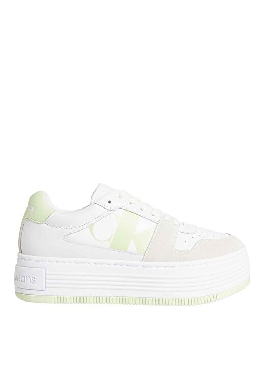 

Белые женские кожаные кроссовки YW0YW0130802U Calvin Klein, белый