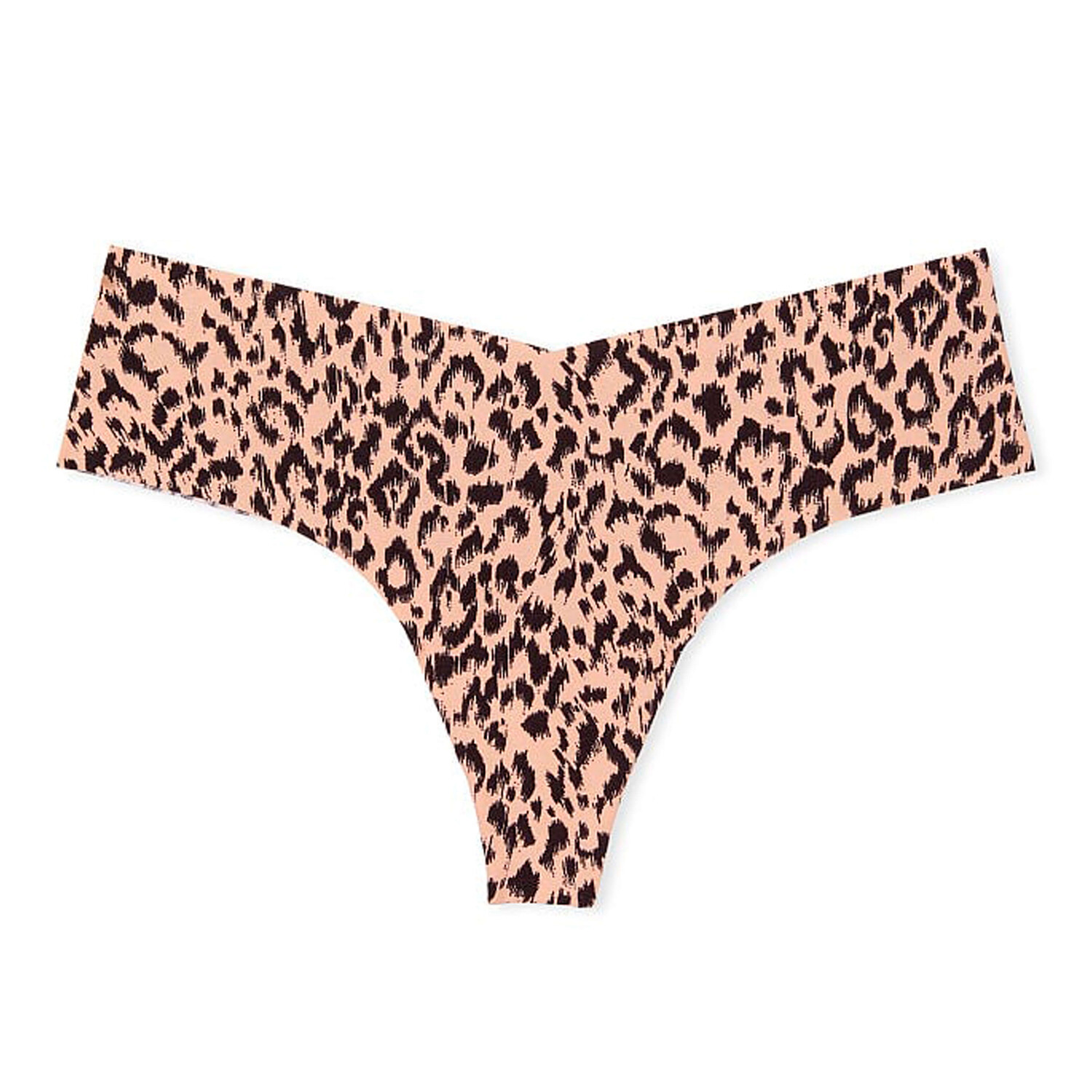 

Трусики-стринги Victoria's Secret Sexy Illusions No-Show Thong, бежевый/черный