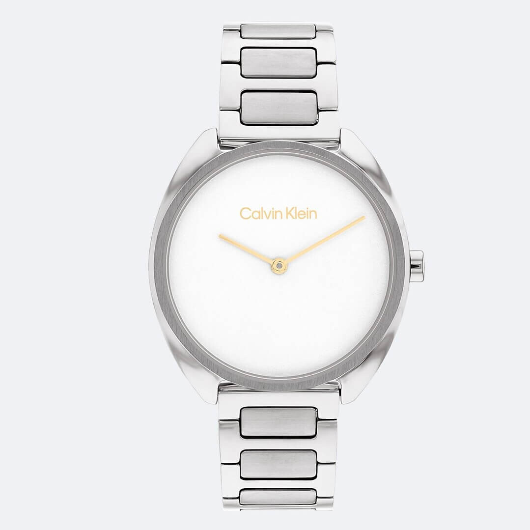 

Часы Calvin Klein Adorn Bracelet 34mm, белый/серебристый