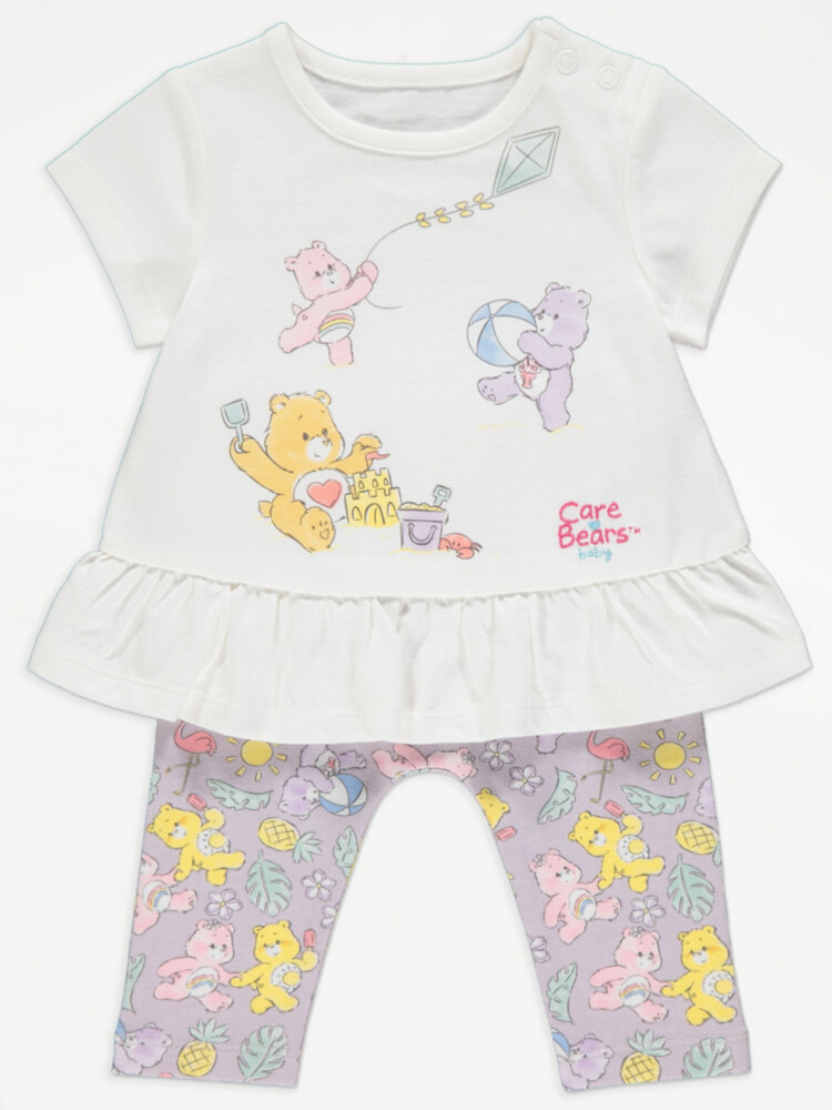 

Комплект из топа и леггинсов Care Bears с оборками George.