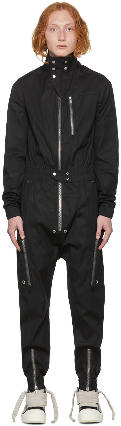 

Черный комбинезон Bauhaus Larry Rick Owens