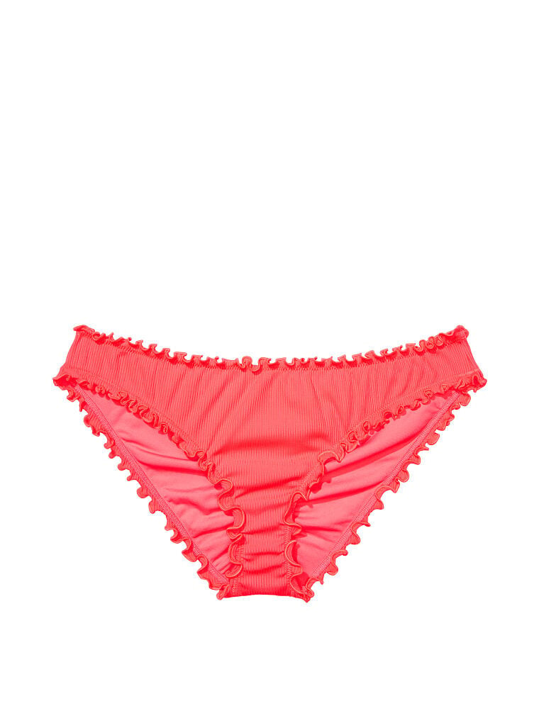 

Плавки бикини Victoria's Secret Swim Mix-and-match Ruffle Cheeky, оранжевый