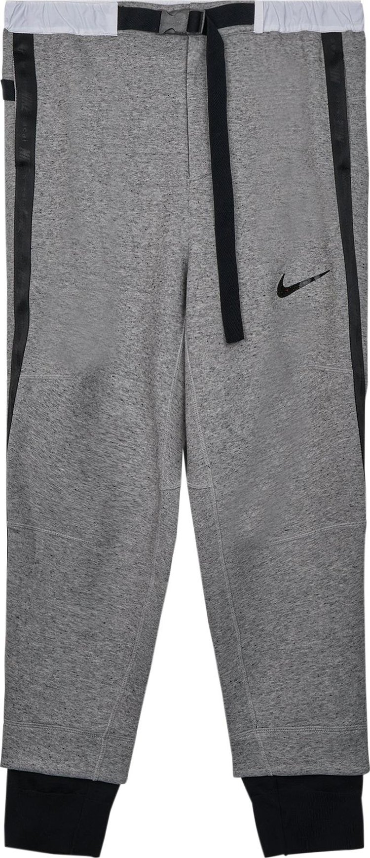 Брюки Nike x Sacai Fleece Pant 'Dark Grey', серый 34889