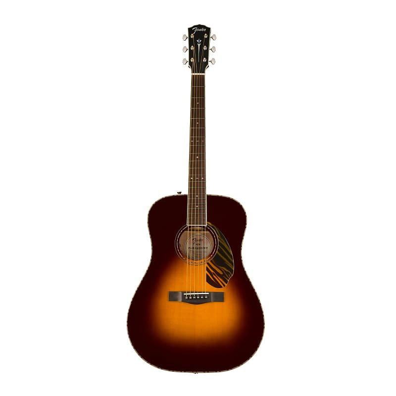 6-струнная акустическая гитара Fender PD-220E Dreadnought (для правой руки, 3 цвета Vintage Sunburst) Fender PD-220E Dreadnought 6-String Acoustic Guitar (Right-Handed)
