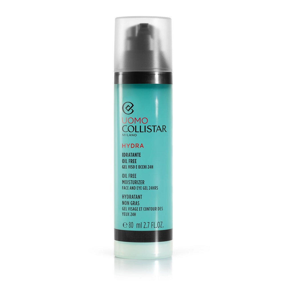 

Collistar Uomo Hydra Oil Free Moisturizer увлажняющий гель для лица и глаз 24ч 80мл