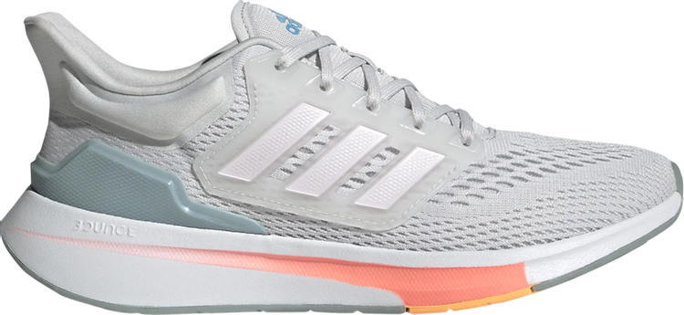 Лимитированные кроссовки Adidas Wmns EQ21 Run 'Dash Grey Almost Pink', серый - фото