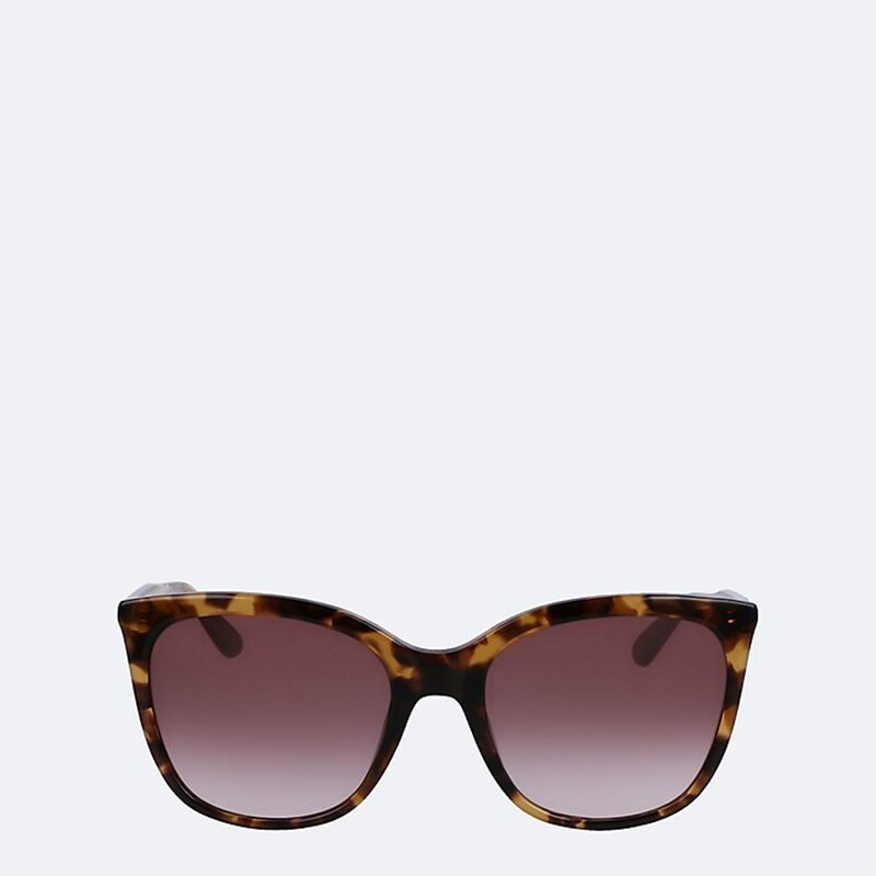 

Солнцезащитные очки Calvin Klein Acetate Modified Rectangle, коричневый/желтый