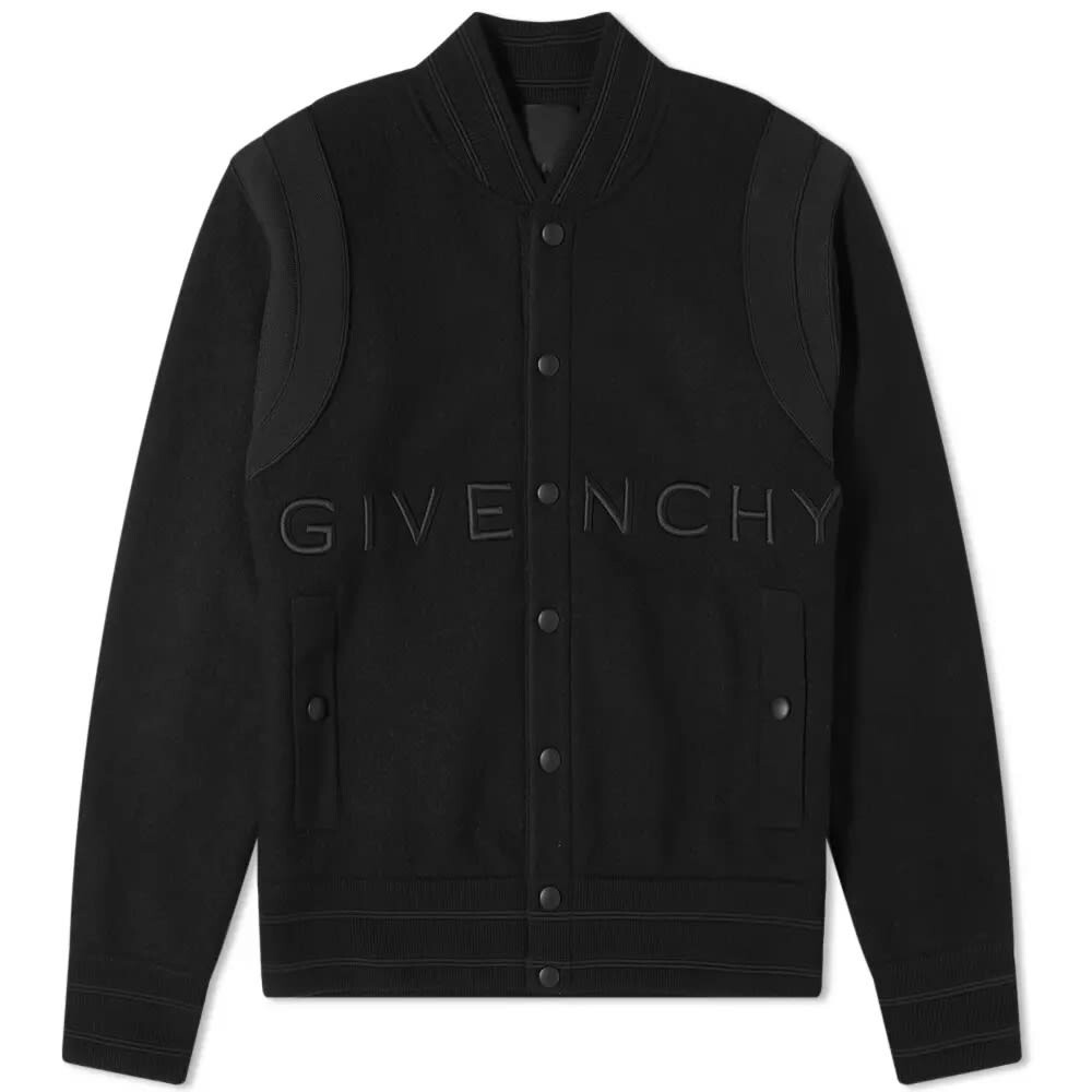 

Трикотажный бомбер с логотипом Givenchy, Черный