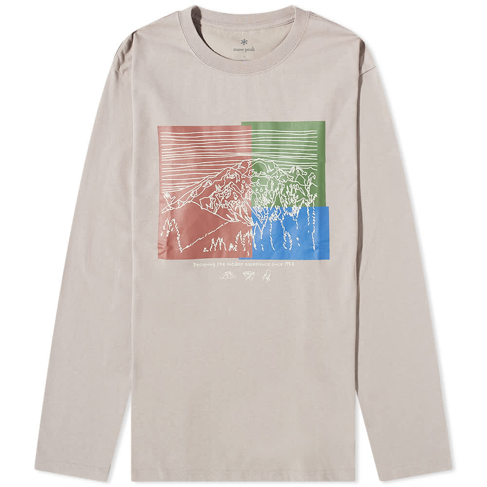 

Футболка Snow Peak Long Sleeve Mt. Echigo Komagatake Tee