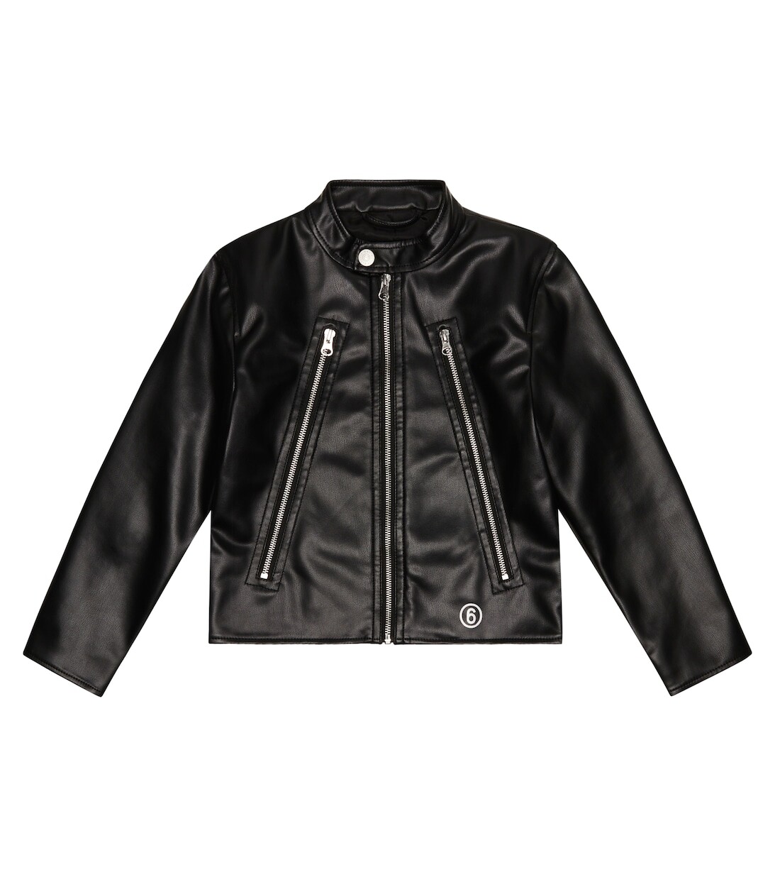 

Куртка из искусственной кожи MM6 Maison Margiela, черный