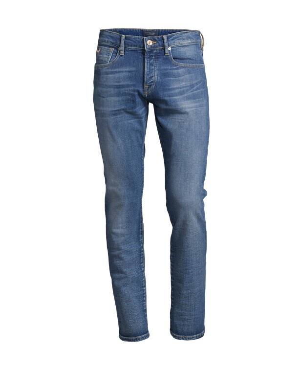 

Джинсы узкого кроя Scotch & Soda, темно-синий