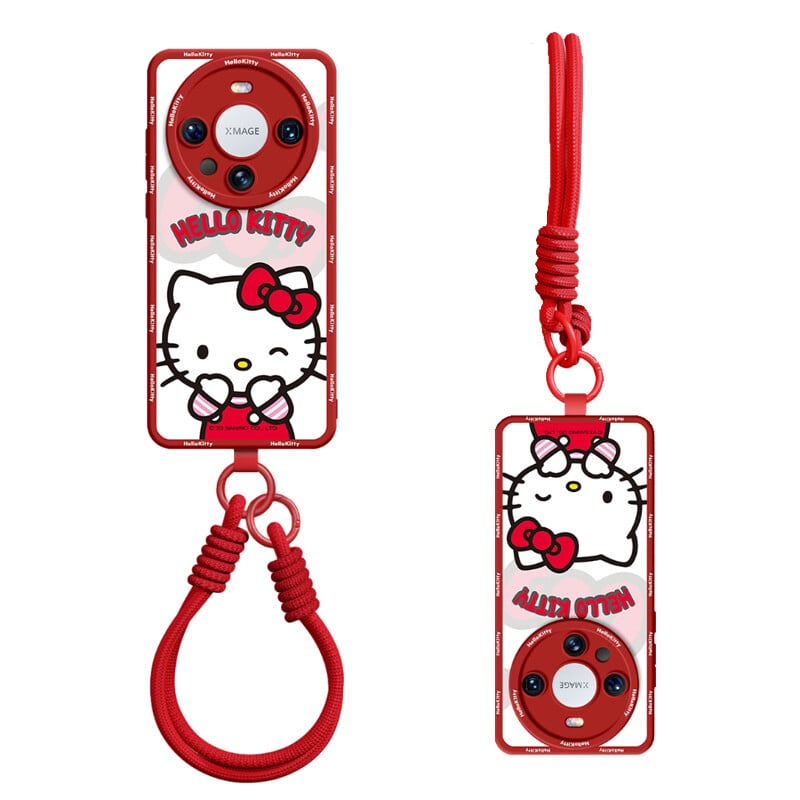 

Чехол для телефона Sanrio, Cute kulomi purple short lanyard