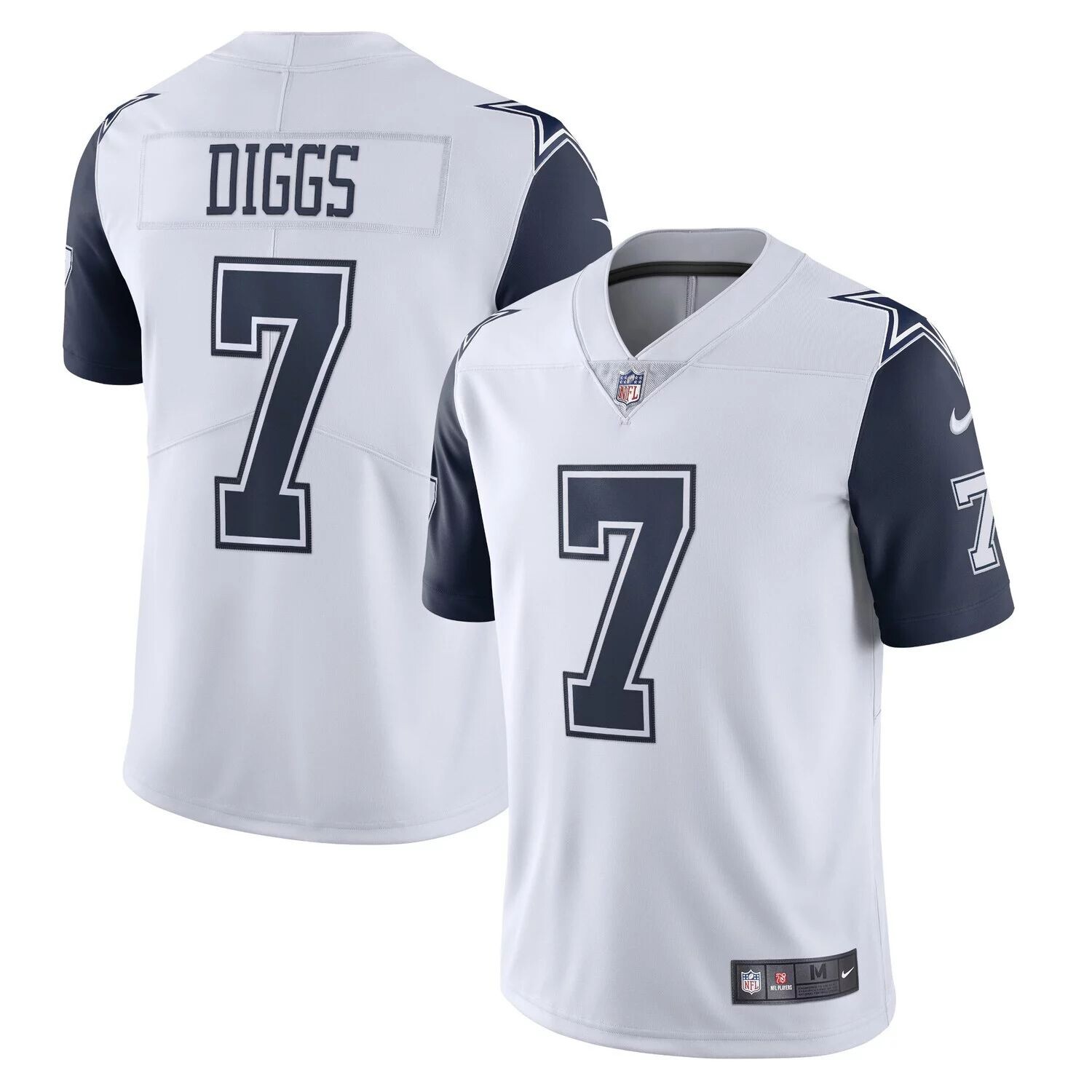 

Мужское белое джерси Trevon Diggs Dallas Cowboys Limited Vapor Nike, Белый