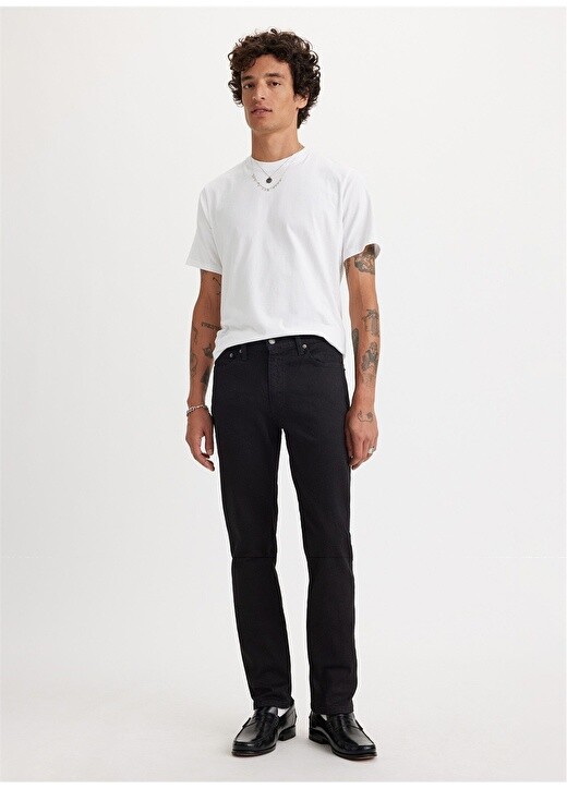 

Черные мужские джинсовые брюки со средней талией Levis
