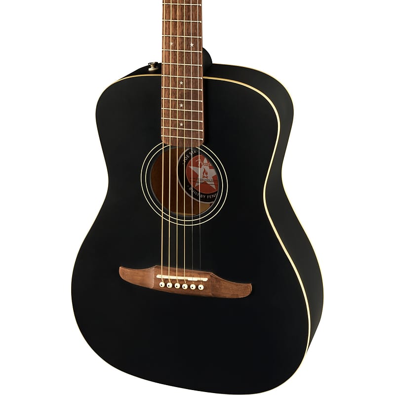 цена Акустическая гитара Fender Joe Strummer Campfire Acoustic Electric Guitar in Matte Black