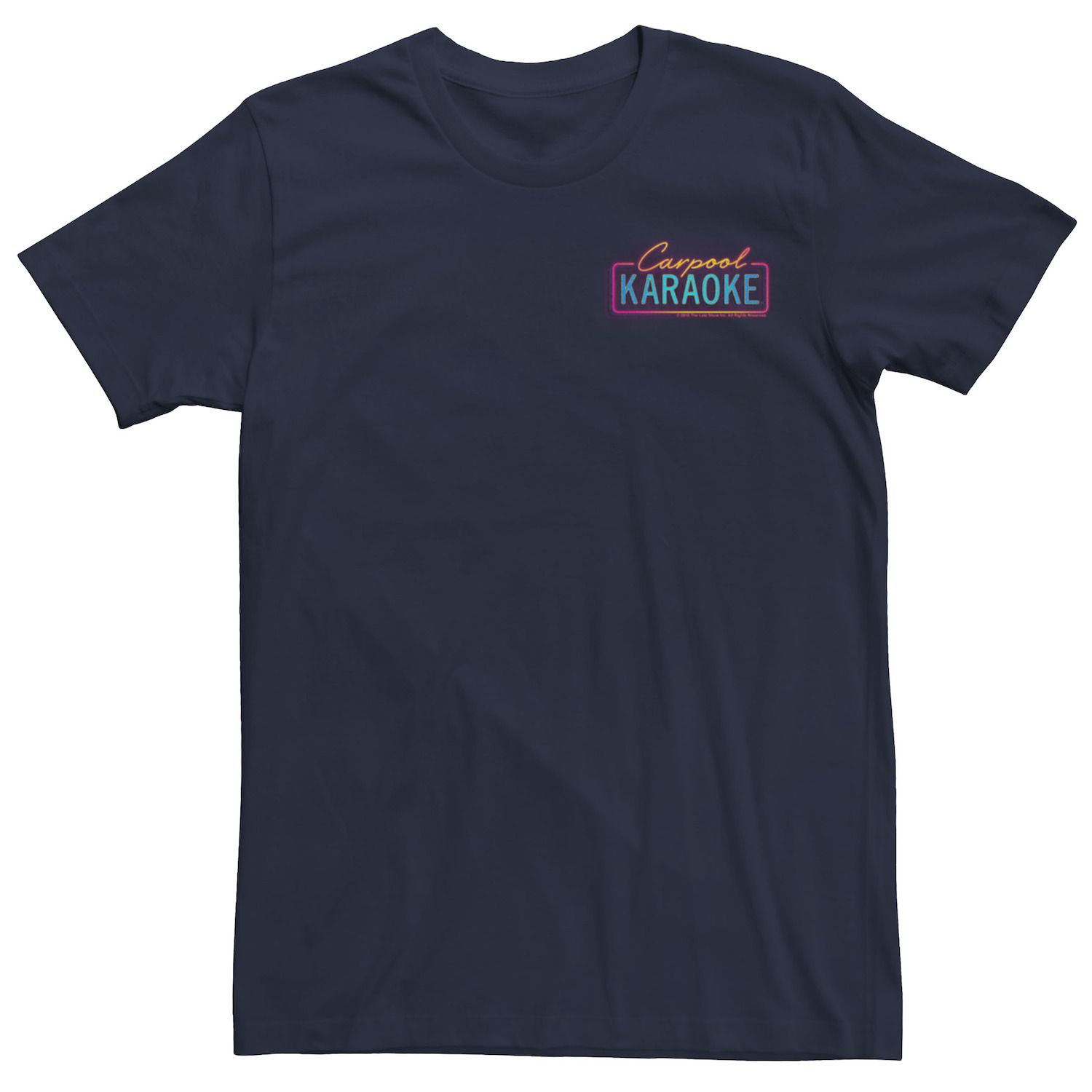 Мужская футболка The Late Late Show с неоновой вывеской James Cordon Licensed Character