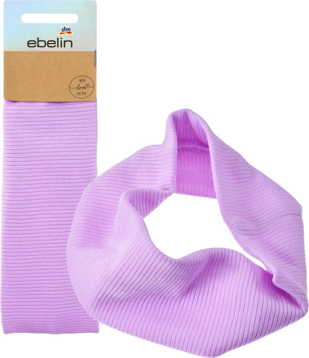 

Ободок для волос фиолетовый 1шт ebelin