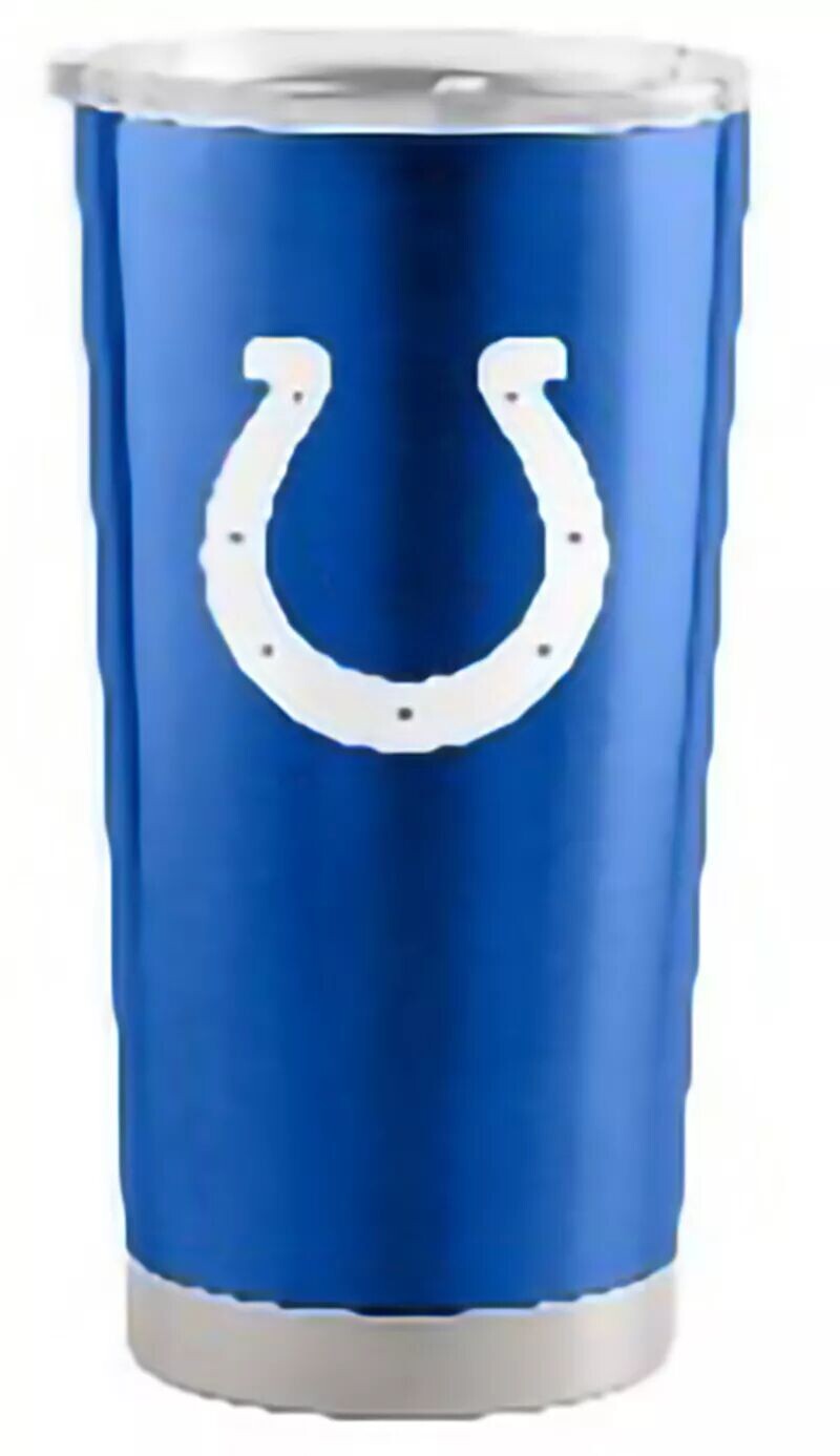 

Indianapolis Colts Logo Royal Стакан из нержавеющей стали с обратной стороны