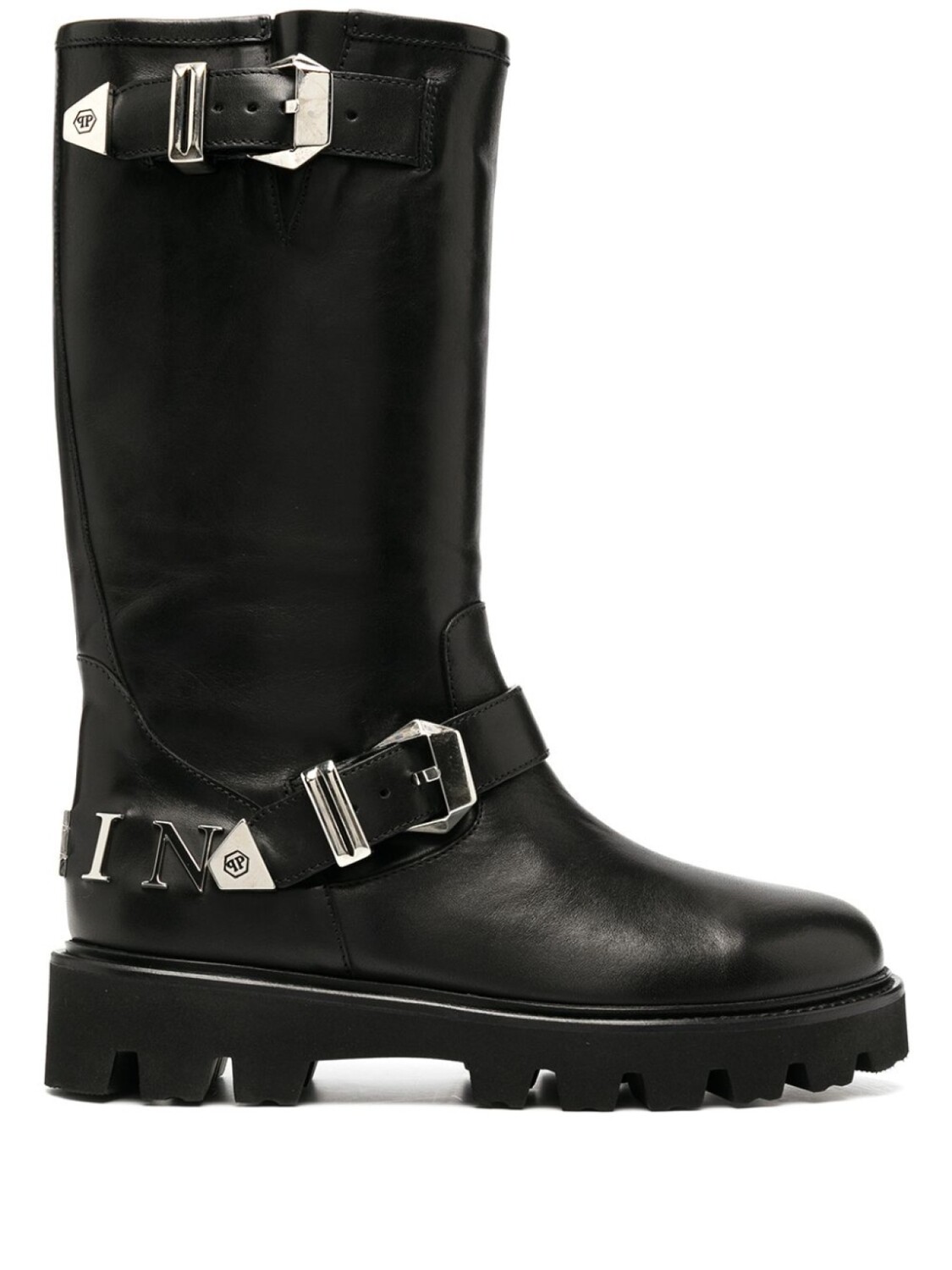 

Philipp Plein сапоги Istitutional, черный
