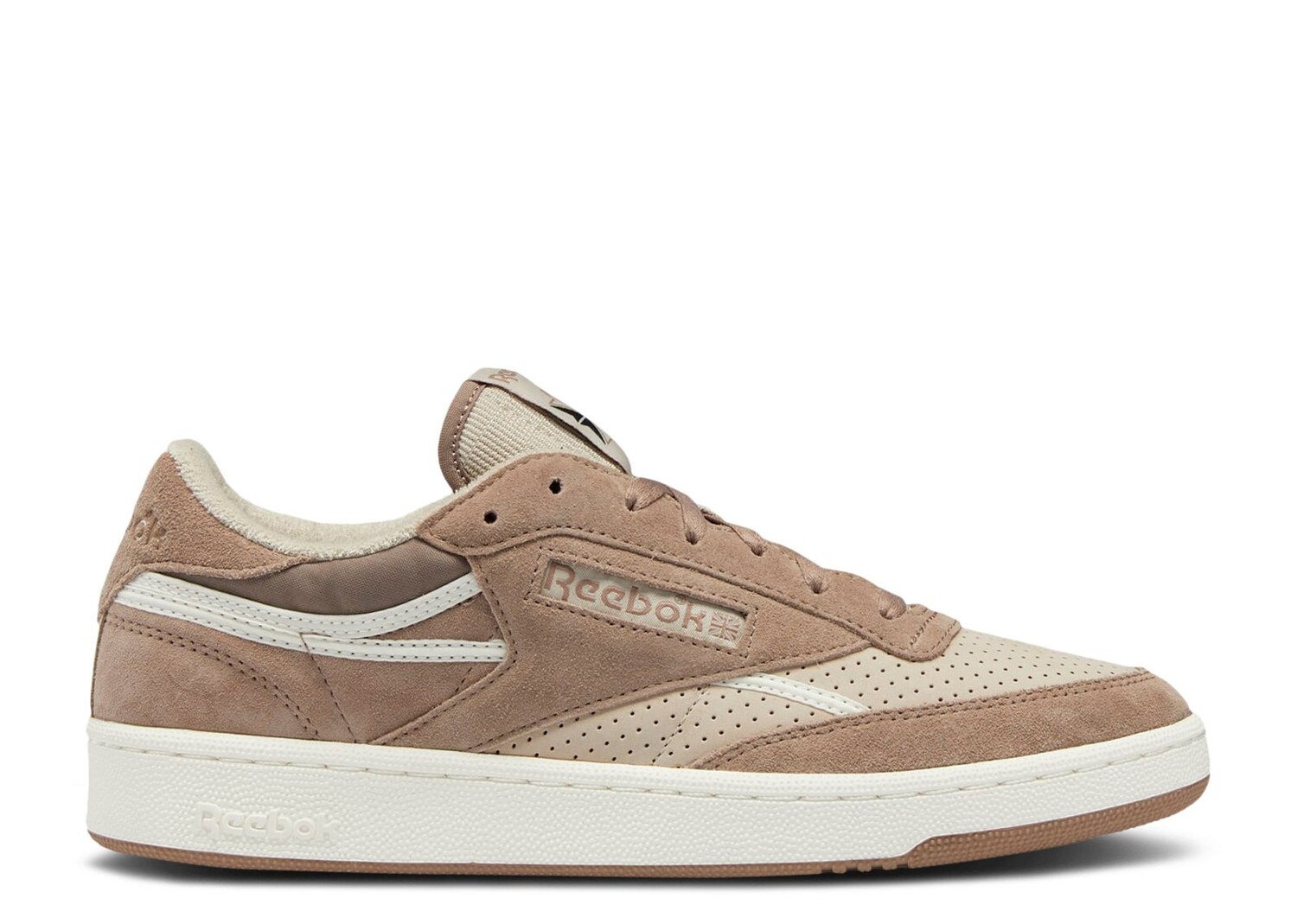 

Кроссовки Reebok Club C 85 Vintage 'Taupe Modern Beige', коричневый