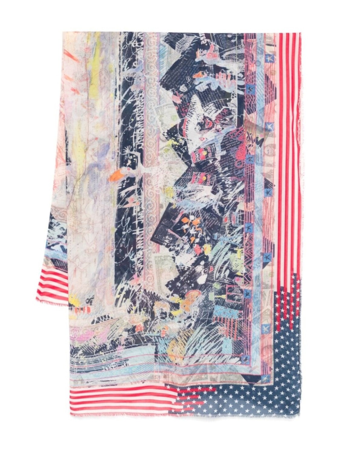 

Faliero Sarti шаль America из коллаборации с Paolo Fiumi, синий