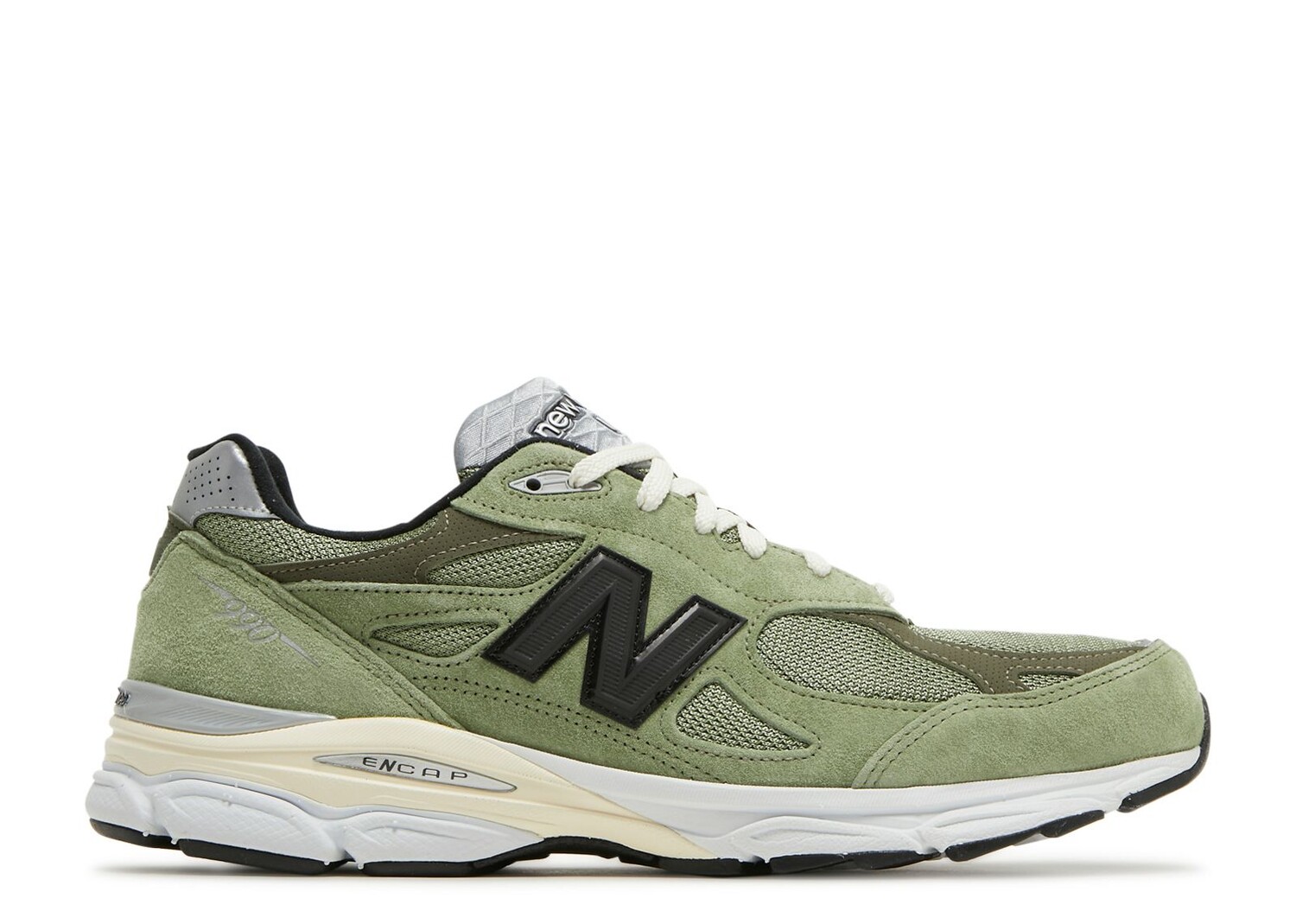 Кроссовки New Balance Jjjjound X 990V3 Made In Usa 'Olive', зеленый кроссовки new balance 990v3 made in usa navy синий