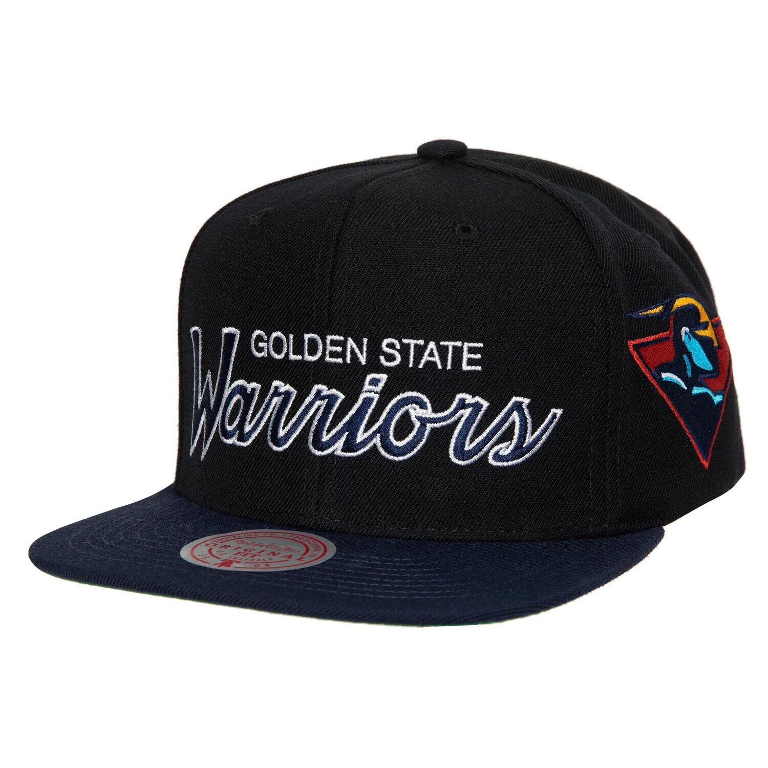 

Мужская черная кепка Mitchell & Ness Golden State Warriors Hardwood Classics MVP Team Script 2.0 Snapback