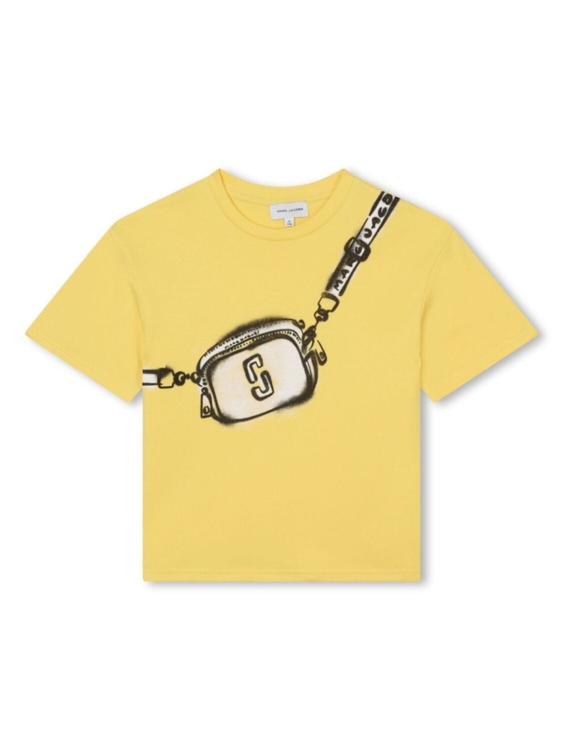 

Marc Jacobs Kids футболка с принтом Snapshot, желтый