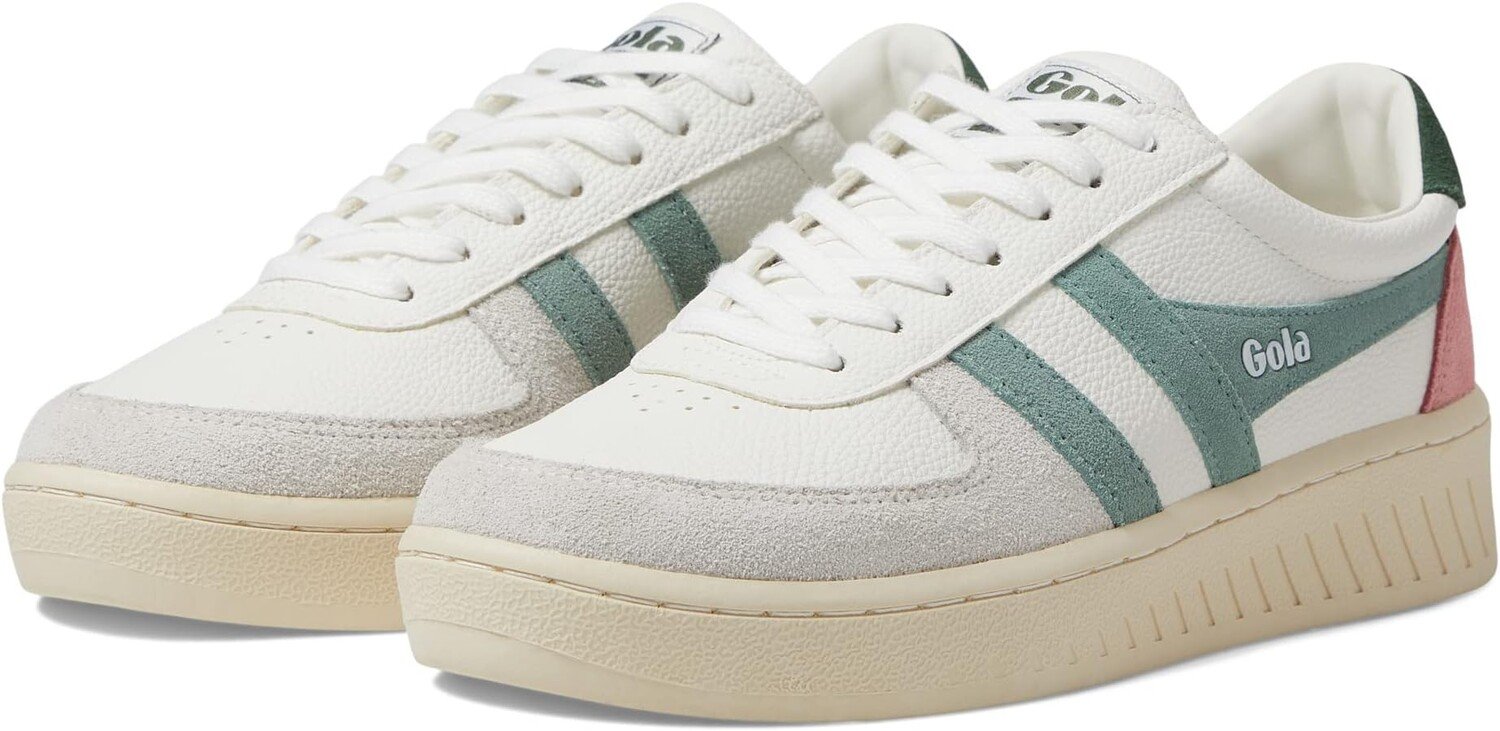 

Кроссовки Grandslam Trident Gola, цвет White/Green Mist/Evergreen, Белый