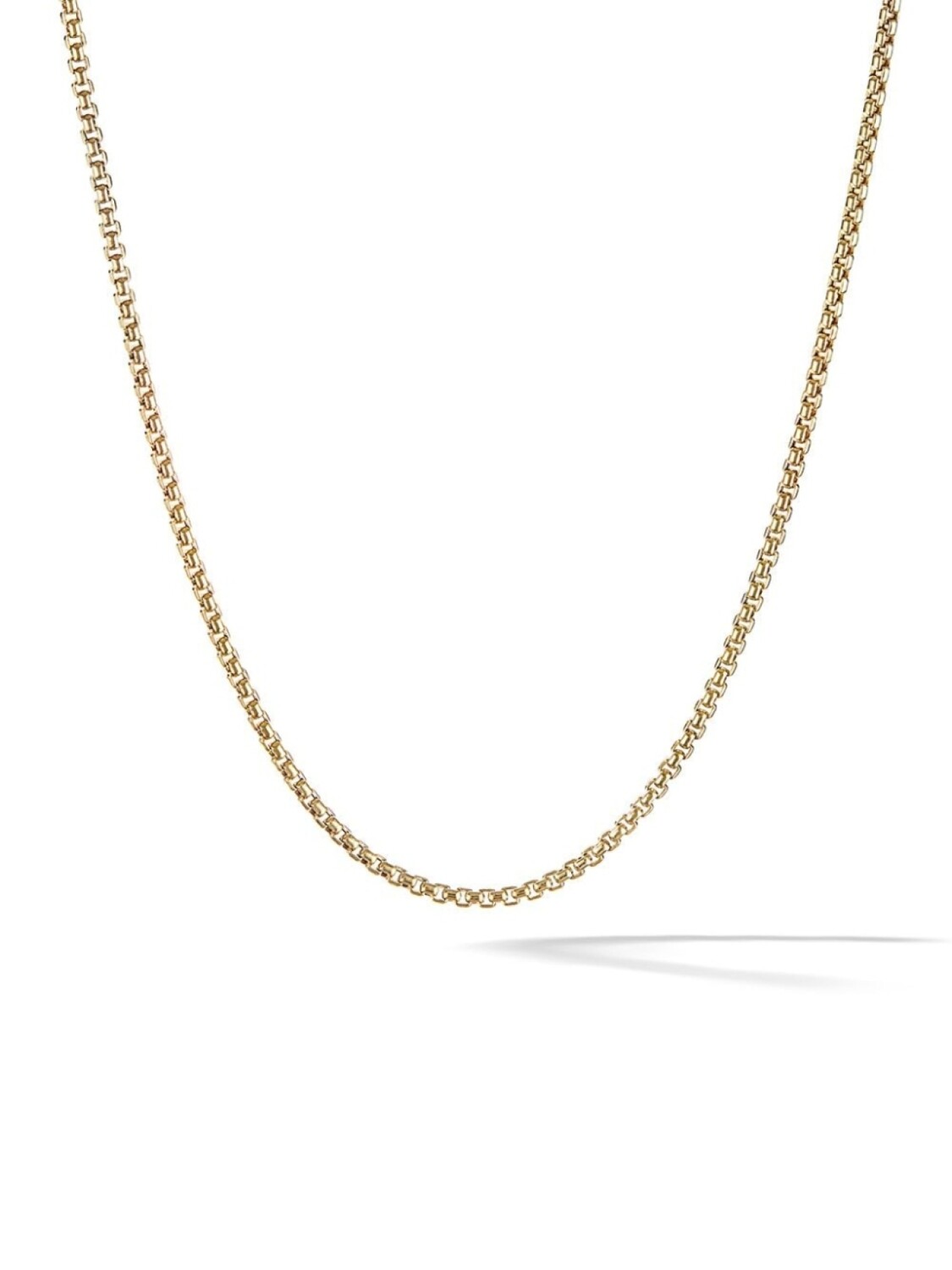

Колье Box Chain Slider из желтого золота David Yurman, золотой
